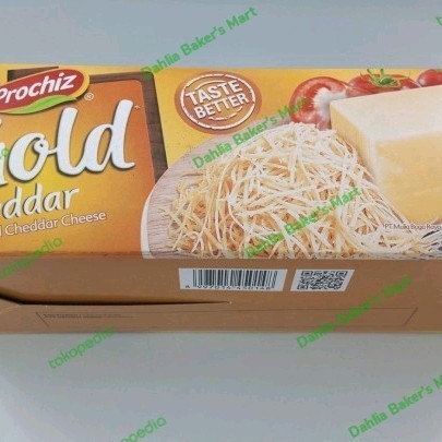 

Keju Prochiz Gold Cheddar Kemasan Repack 1 KG -fo1