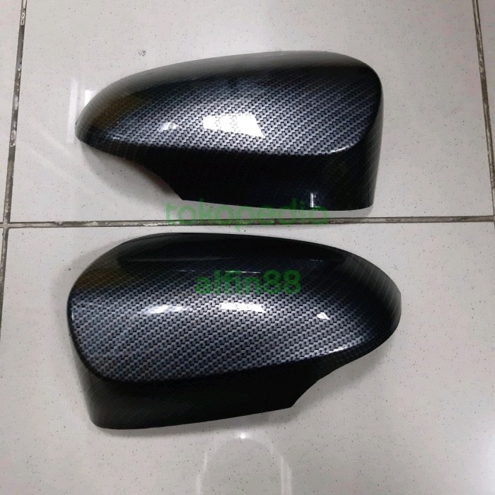 Terlaris Cover Spion Mobil Toyota Calya Carbon Promo Terbaru