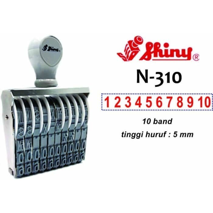 

Stempel Shiny N-310 N310 (Angka 10 Digit)