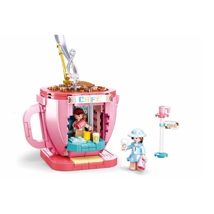 Brick Lego - Sluban Cafe Bricks Bongkar Pasang Puzzle Cafe Anak Best