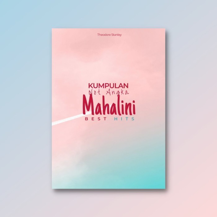 E-Book Not Angka Piano Best Hits Mahalini