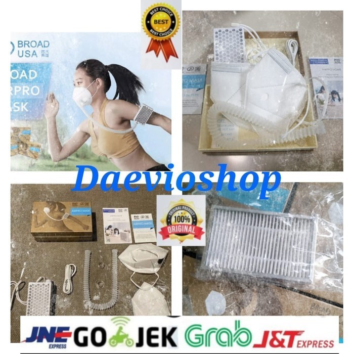 Broad Airpro Mask Masker Hepa Filter Respirator