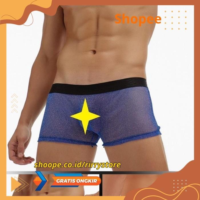 BOXER PRIA TRANSPARENT CELANA DALAM BOXER PRIA    / BE075 BOXER PRIA TRANSPARENT CELANA DALAM BOXER 
