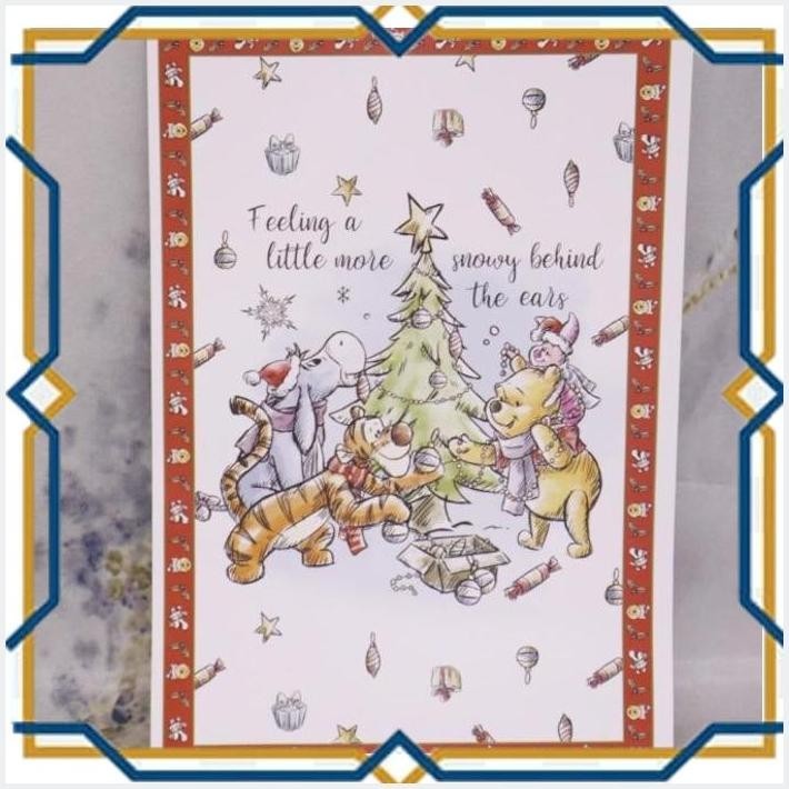 

[DNS] DISNEY HAPPY KUJI CHRISTMAS POST CARD KARTU POS