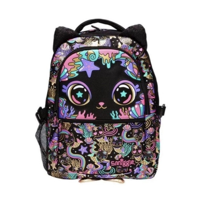 Risti Ready Stok Smiggle Backpack, Lunch Bag, Wallet Hey Black Cat/Kado Tas