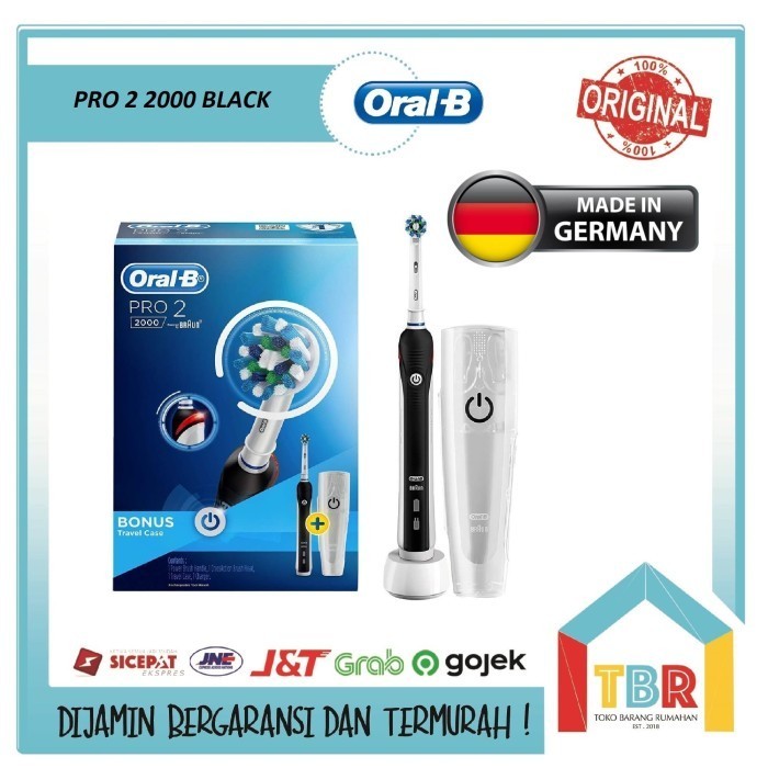Braun Oral B Pro 2 2000 Sikat Gigi Elektrik