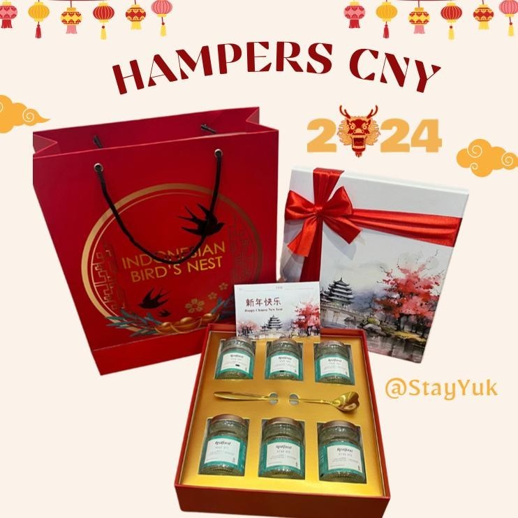 

CNY Parcel imlek hampers Chinese new year/cny walet realfood mewah