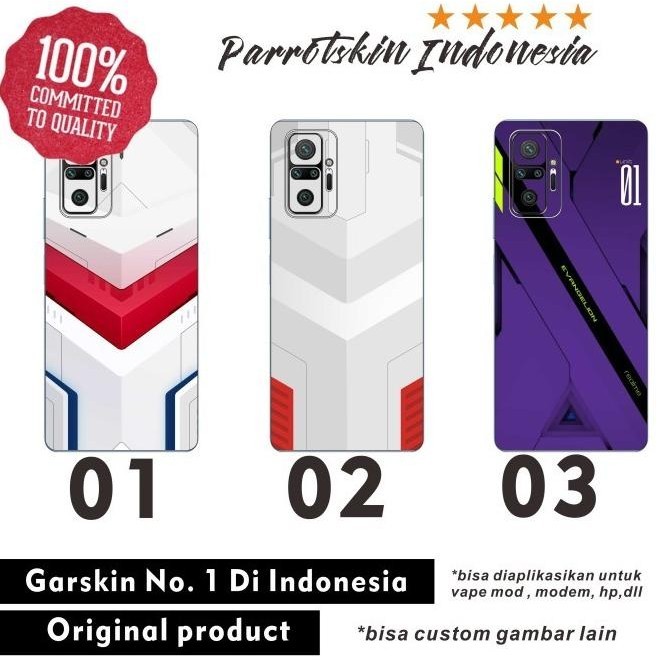 Garskin Xiaomi Poco F3 X3 Pro NFC F1 F2 Gundam Minimalis Spasi Case