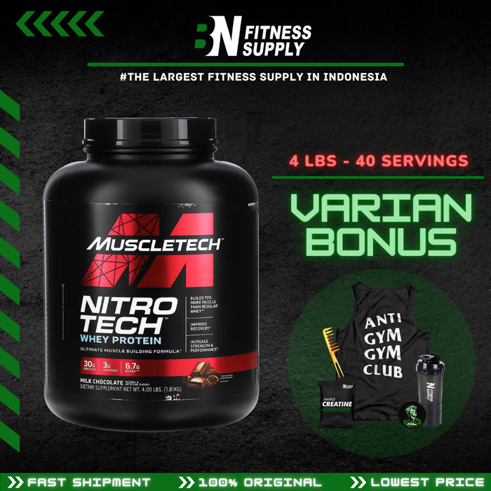 Ready MuscleTech NitroTech Whey Peptides & Isolate Primary Source
