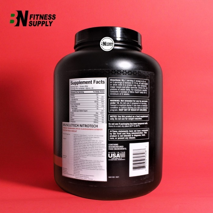 Ready MuscleTech NitroTech Whey Peptides & Isolate Primary Source