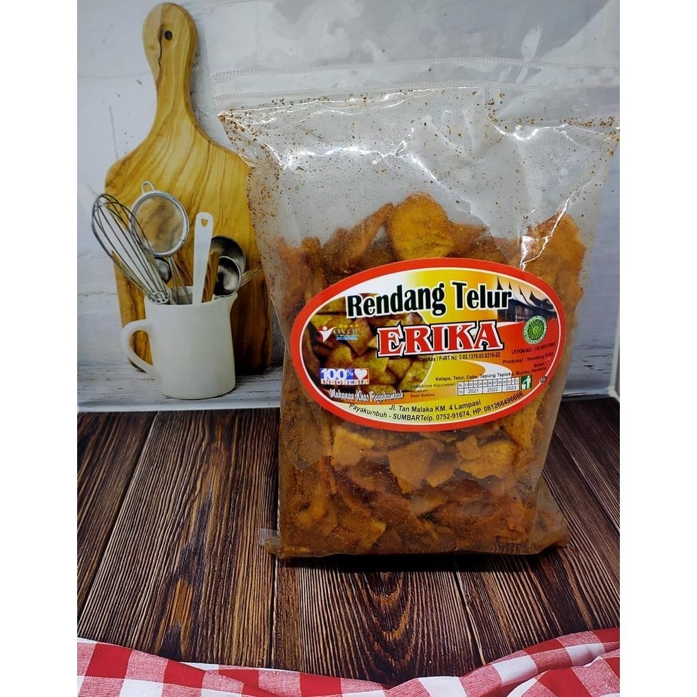 

Ready Stock RENDANG TELUR KHAS PAYAKUMBUH ERIKA 200G