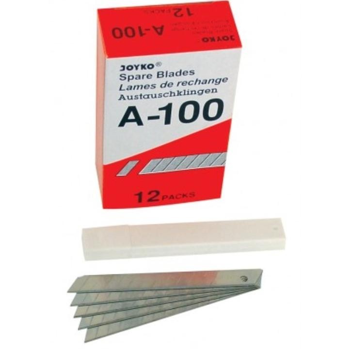 

ISI CUTTER KECIL JOYKO A-100 REFILL PISAU A 100 PEMOTONG BLADE 5 PCS UNTUK A 300 TAJAM KUAT MURAH