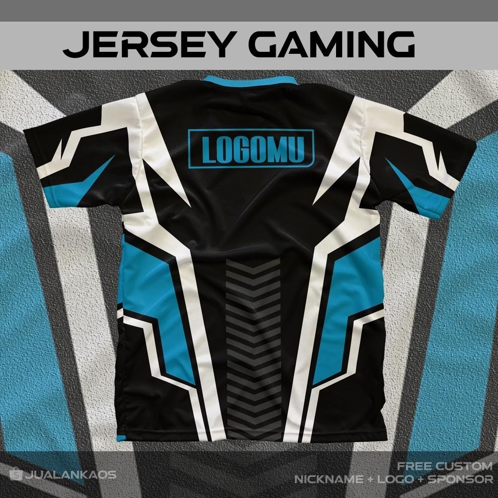 Pakaian Pria untuk Pencinta Fashion Baju Kaos Jersey Gaming ESports 19 Printing Custom ||