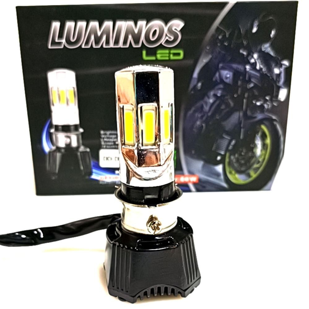(AKSESORIS MOTOR) LAMPU LED LUMINOS ORIGINAL 6 SISI LAMPU DEPAN LED AC / DC MOTOR MERK LUMINOS ORIGI