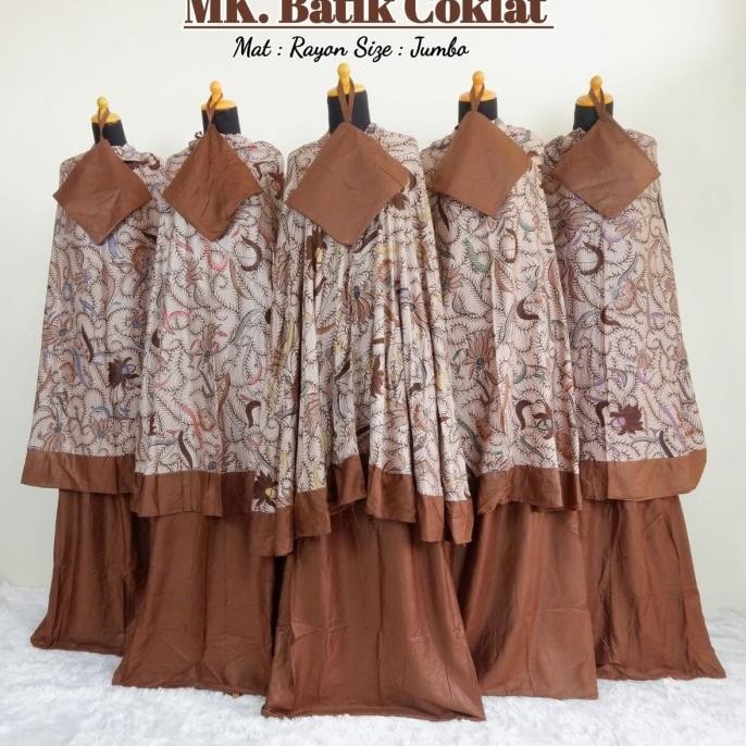 {POY} Mukena Dewasa ,Mukena Bali Katun rayon Motif Bunga