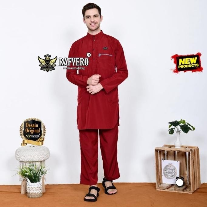 setelan pakistan pria dewasa / koko setelan gamis dewasa / jubah baju