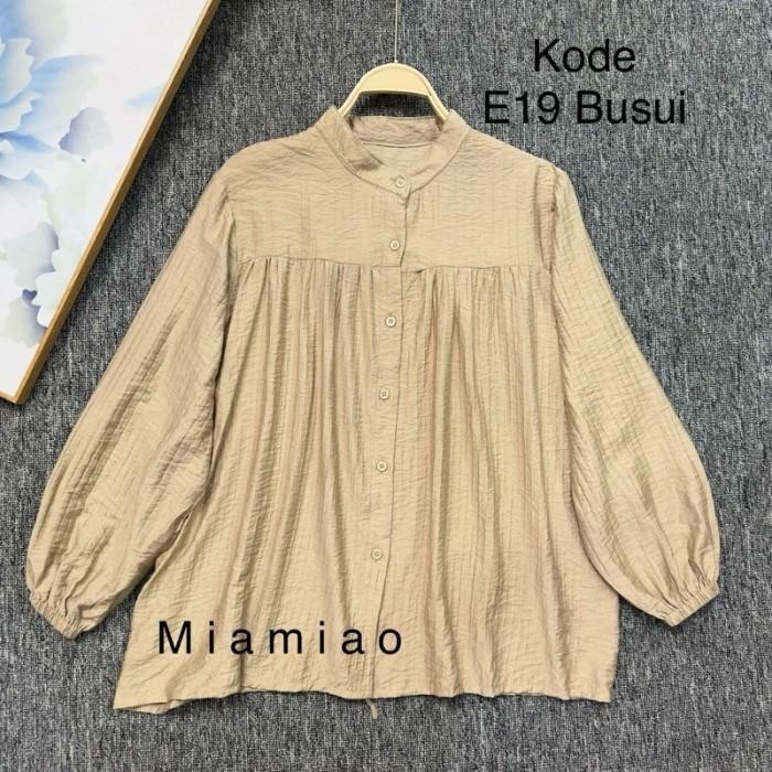 BISA COD - BLOUSE CRINKLE MOTIF BUNGA | JISOO BLOUSE CRINKLE