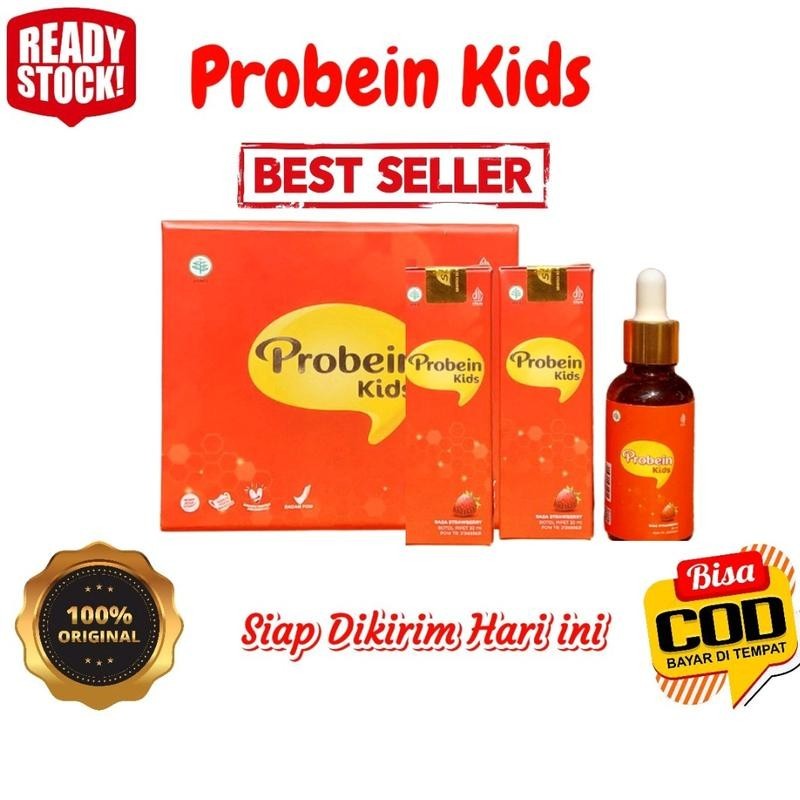 

Probein Kids Speech Delay Original Vitamin Otak Anak Cair Atau Sirup 100 % Produk Asli