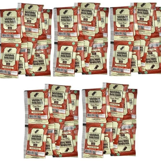 

Sambal Naknan Bawang 1 Pack 50 Pcs (Lima Puluh) Sachet