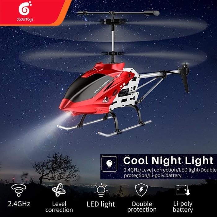 Mainan Helikopter Remote Control Helicopter 3,5 Channel 2.4Ghz+Alloy
