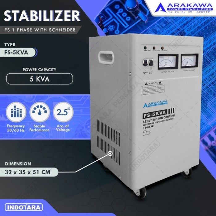 Stabilizer Arakawa Fs 1 Phase Fs-5Kva