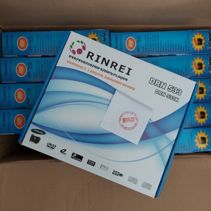 Dvd / Vcd / Cd / Mp3 / Mp4 Player /Usb/ Digital Karaoke - Rinrei Drn 5