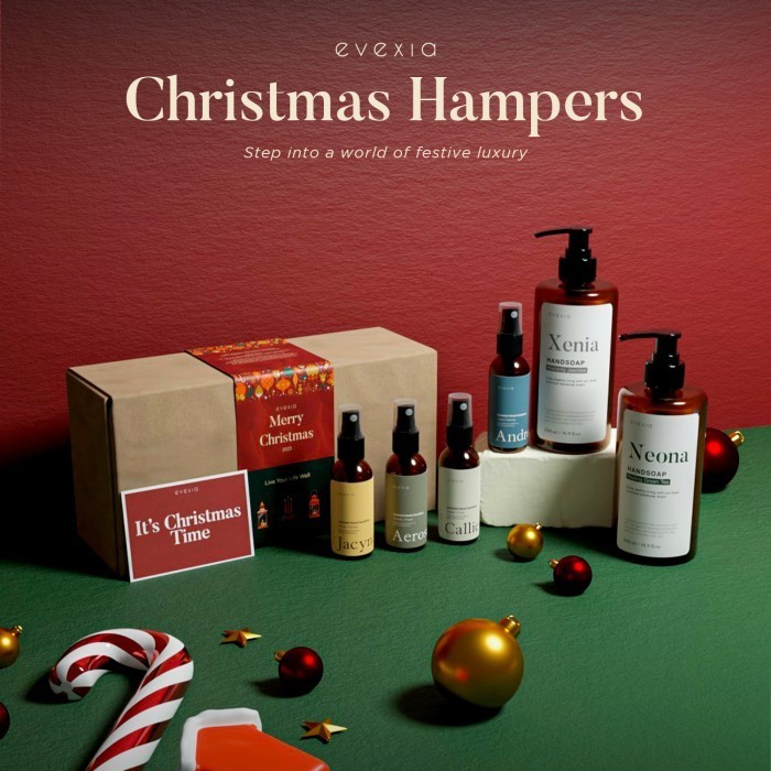 

Ready Christmas Hampers Evexia Giftset 2 Parcel Natal Tahun baru