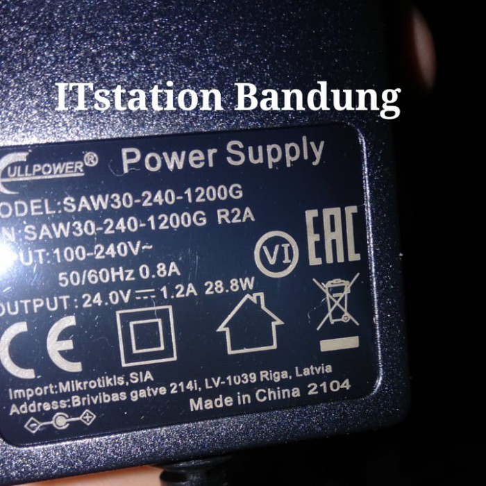 Terlaris Mikrotik Adaptor 24V 1.2A 1200Ma Untuk Rb2011 Rb3011 Crs326 Css326 Promo Terbaru