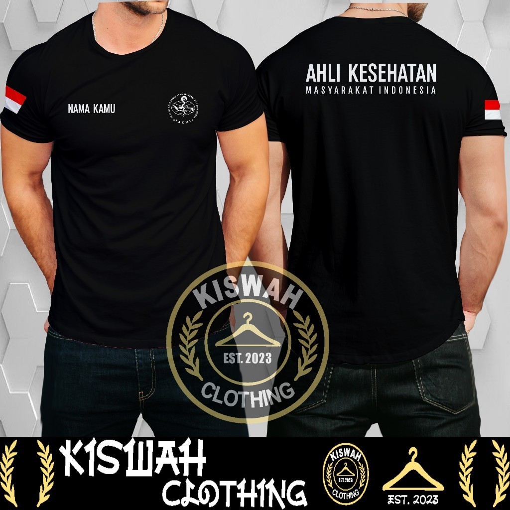 Kaos Tshirt IAKMI Ikatan Ahli Kesehatan Masyarakat Indonesia Gratis Nama DB Kaos Distro