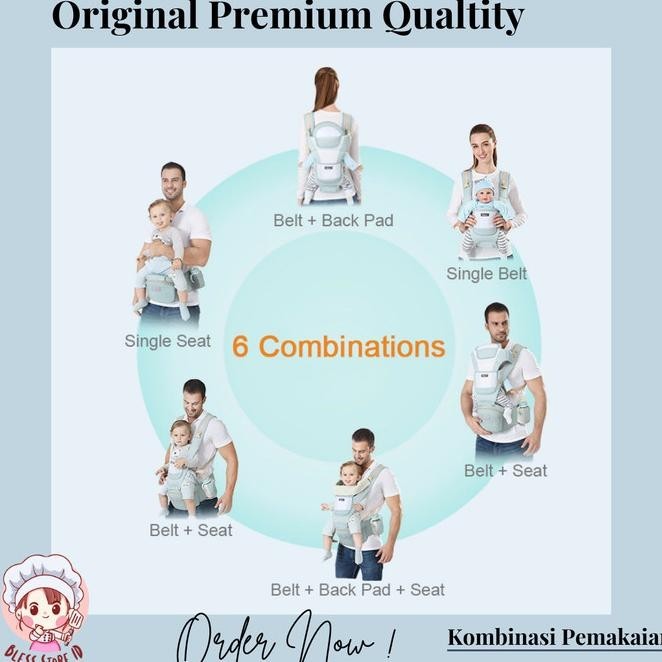 Gendongan Bayi / Hipseat Baby Carrier / Aixinta Gendongan Bayi Depan | Kalestrina