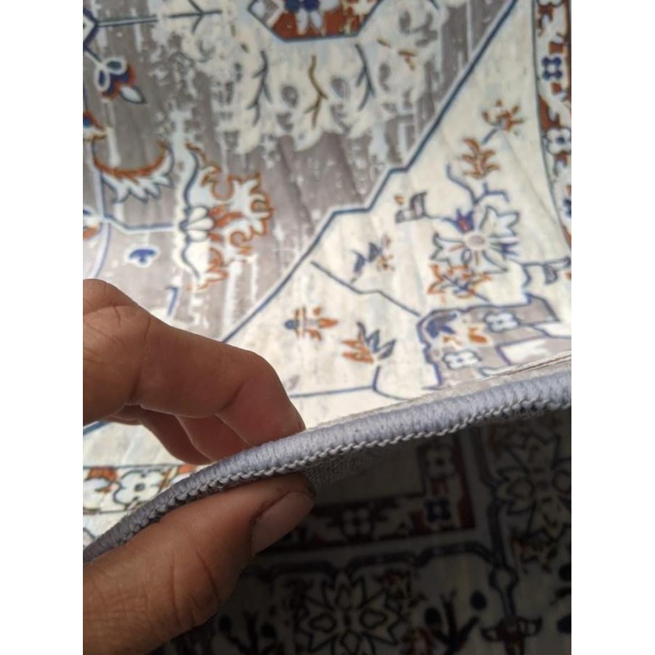 SAJADAH IMAM TEBAL 80X120 BAHAN BULU KARPET MOTIF TURKI