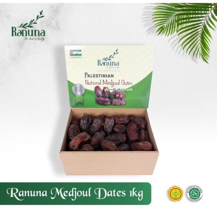 

Kurma - Kurma Medjoul Medjol Jumbo Palestina Natural Delights 1Kg