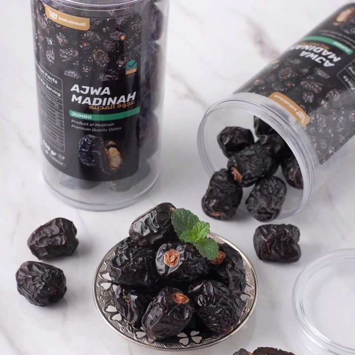 

Kurma - Kurma Ajwa Jumbo Madinah Premium Vip Kurma Nabi Asli 100% High Quality
