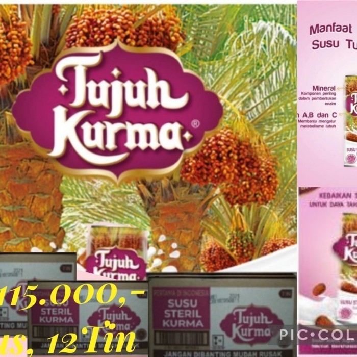 

Kurma - Tujuh Kurma Susu Steril 200Ml/Dus 12'S