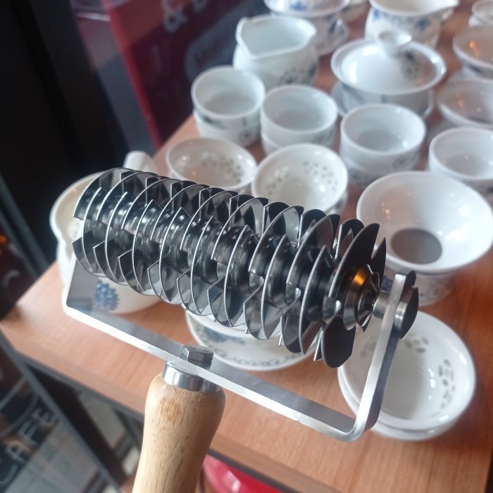 Terlaris Bakest Baking Stainless Steel Tools Lattice Roller Puff Pastry Cutter Promo Terbaru