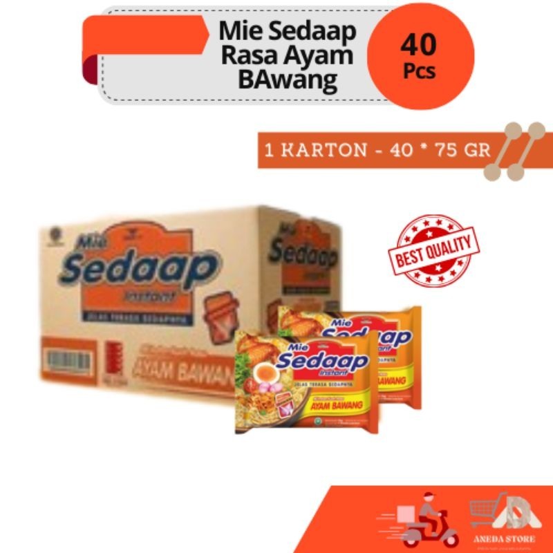 

Mie Sedaap Rasa Ayam Bawang | 75 Gram | 1 Karton