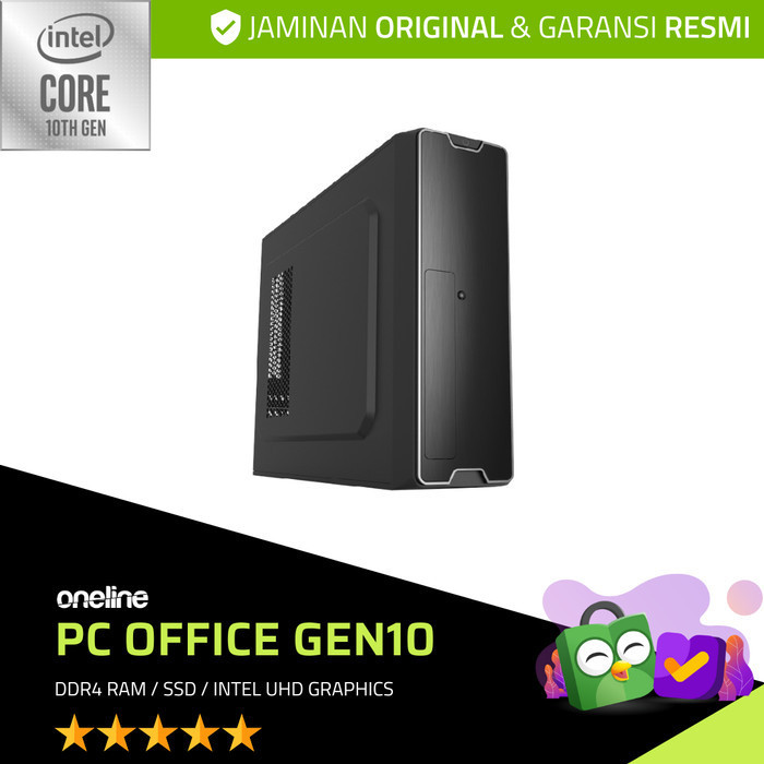 PC OFFICE ADMIN Intel Gen 10 Core i3-10100 SSD Intel UHD Graphic