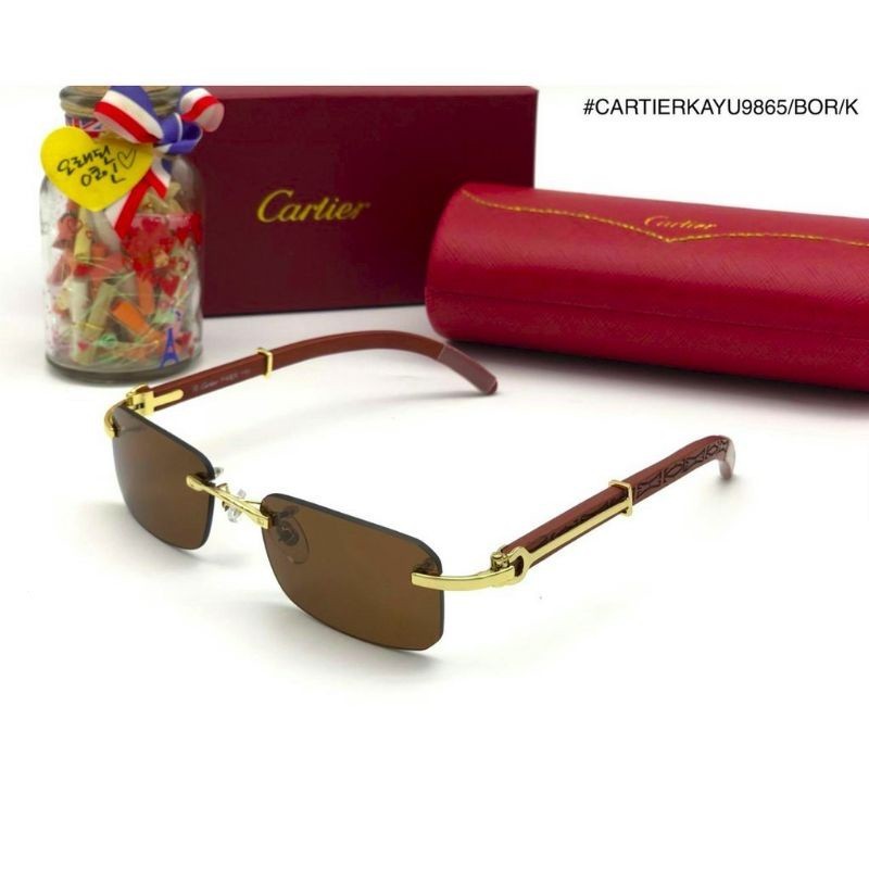 [ONLINE EXCLUSIVE] Kacamata Bor Cartier Rimless
