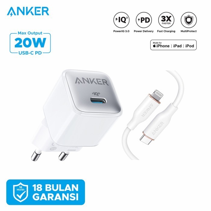 Wall Charger Anker PowerPort Nano Pro 20W - A2637