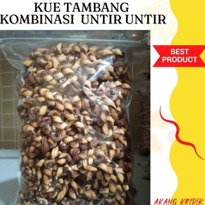 

Kue Tambang Kombinasi Kue Kepang Untir Untir Renyah 500 Gram Stok Terbatas