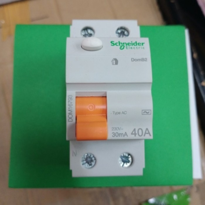 RCCB ELCB SCHNEIDER 40A 1P+N 30MA 300MA