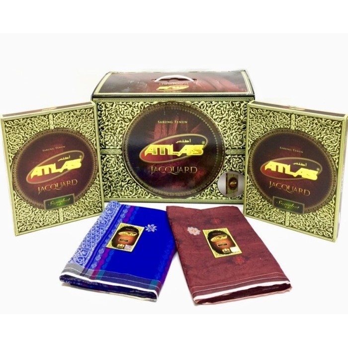 Sarung Atlas Jacquard (Jaguar) Songket (Grosir)