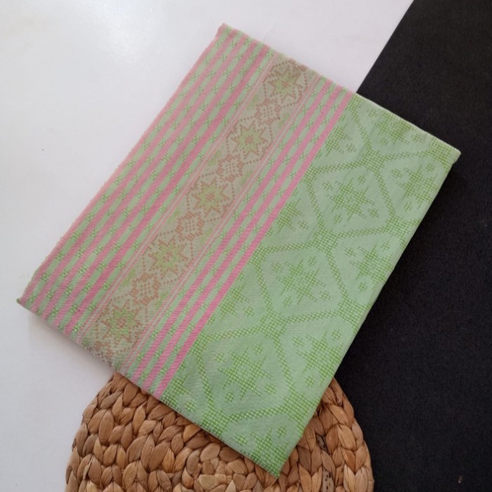 Kain Tenun Songket Baron / Kain songket- Hijau Mint