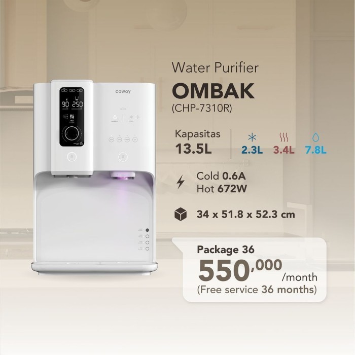Water Purifier Coway Ombak Cicilan 36 Bulan