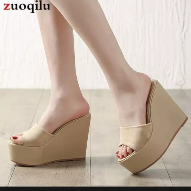 Sandal Wedges Import Sofiya 1786-21 Sendal Sofia Rajut Kekinian Nyaman Dipakai Cod Free Box Dan Grat
