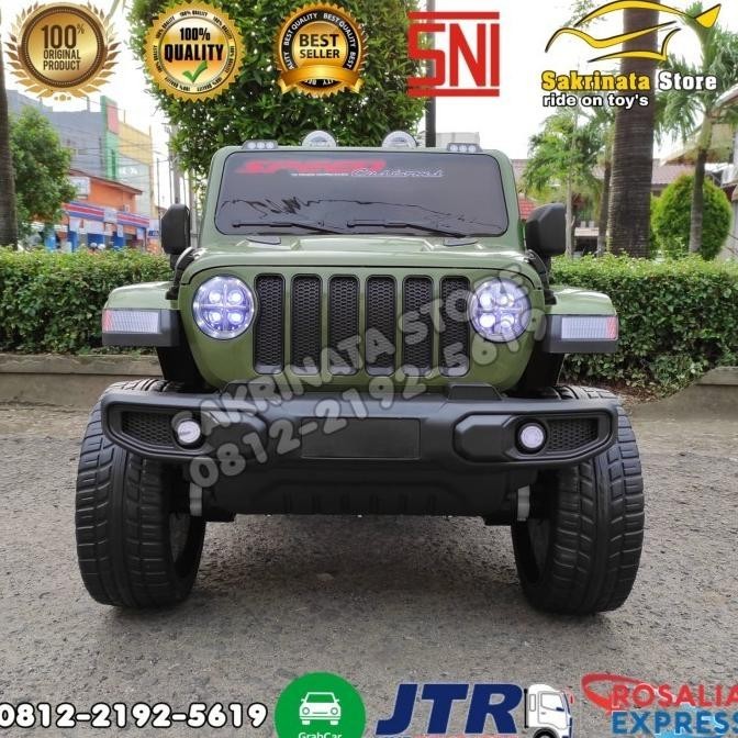 Ready | Siap Kirim Mobil Aki Untuk Anak Versi Rubicon - Kyz 13 New