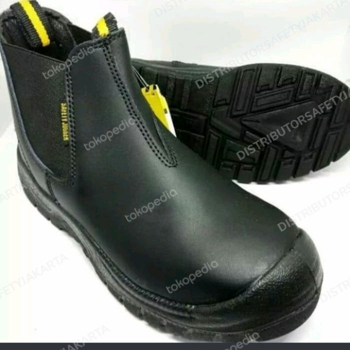 SEPATU SAFETY JOGGER BEST FIT BLACK 100% KULIT BERKUALITAS