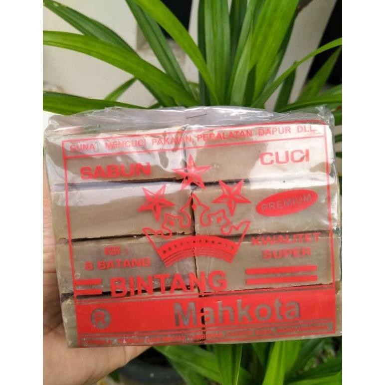 New 1 Pack Isi 8 Pcs Sabun Premium, Sabun Bintang Mahkota, Sabun Coklat, Sabun Viral, Sabun Noda, Sa
