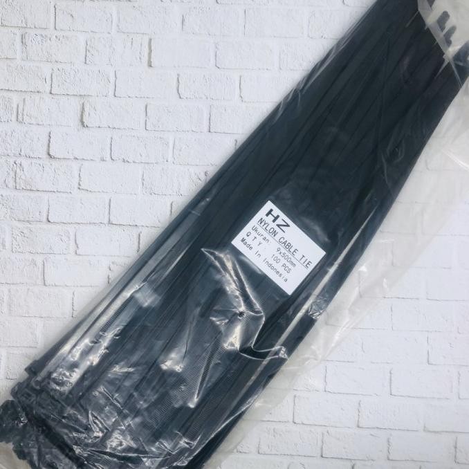 

Cable Ties/Kable Tis/Kabel Ties 9 X 500 Mm Hitam Kualitas Premium