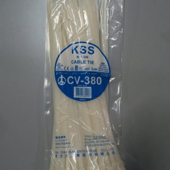 

Kabel Ties Kss Cv-380 Pjg 380 X 7.6 Mm Per Pack Kualitas Premium